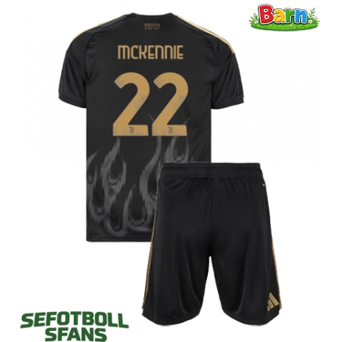 Juventus Weston McKennie #22 Tredjeställ Barn 2026-27 Kortärmad (+ Korta byxor)